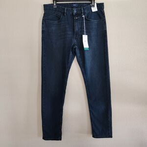 CLOSED Mens Cooper Tapered Dark Wash Jeans Size 32 NWT Regular Fit Organic